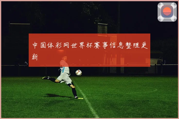 中国体彩网世界杯赛事信息整理更新